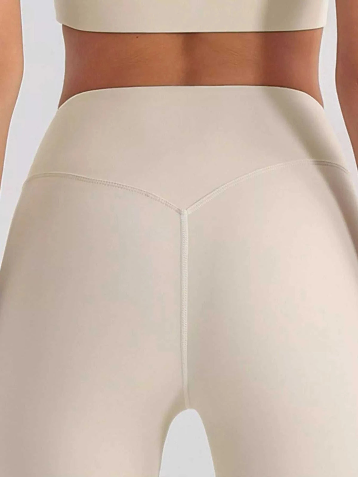 Seamless Criss-Cross V-Neck Tank and Leggings Active Set 101006885753799 113 Comfortable Weekend Sets Jerry's Apparel 