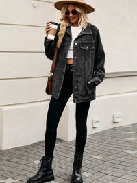 Button Up Long Sleeve Denim Jacket 100100316291883 79 Affordable Fashion Under $100 Jerry's Apparel 