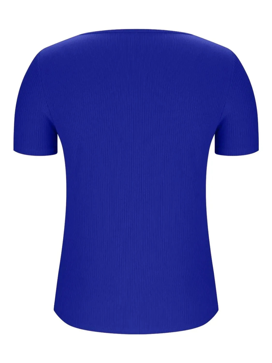 Solid V-Neck Short Sleeve T-Shirt