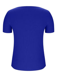 Solid V-Neck Short Sleeve T-Shirt