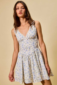 SO ME Froal Print Fit and Flare Dress 100100579301965 60 Affordable Fashion Under $100 Jerry's Apparel 