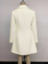 Peter Pan Collar Button-Front Tweed Mini Dress 101001415360845 64 Affordable Fashion Under $100 Jerry's Apparel 