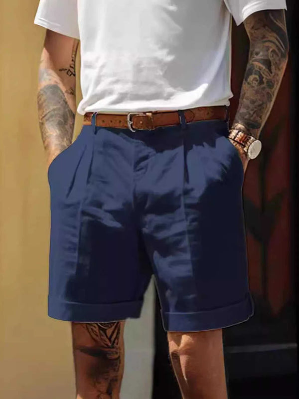 Men's Full Size Classic Pleated Shorts Plus Size 100400502607878 36 Affordable Fashion Under $100 Jerry's Apparel 
