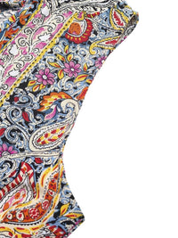Paisley Print Tie Neck Sleeveless Midi Dress 100100431959174 36 Affordable Fashion Under $100 Jerry's Apparel 