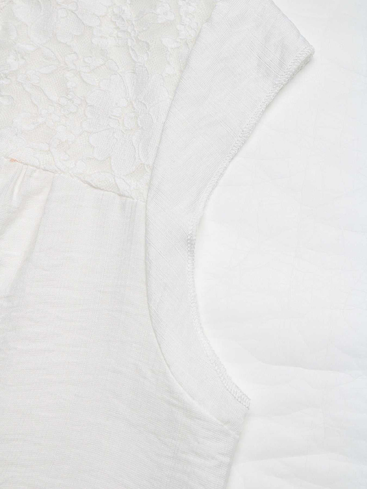 Lace Trim Notched Blouse 100100791045975 31 Affordable Fashion Under $100 Jerry's Apparel 