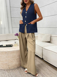 Button-Down Knit Sweater Vest 100100407223326 37 Affordable Fashion Under $100 Jerry's Apparel 