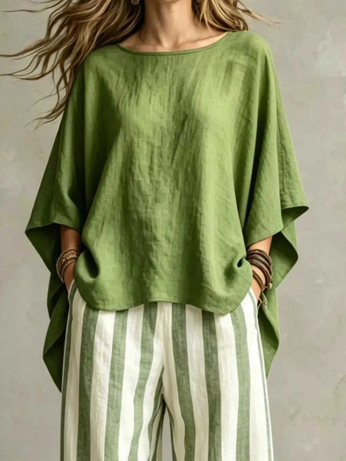 Full Size Solid Color Top and Pants Set Plus Size 100100687387446 50 Affordable Fashion Under $100 Jerry's Apparel 