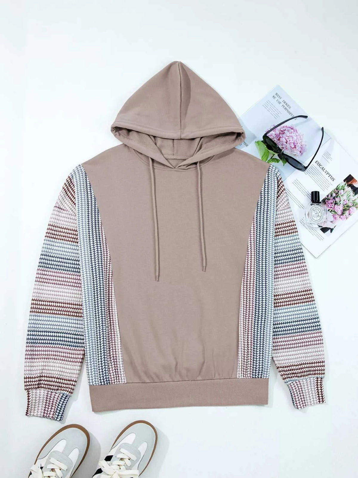 Colorblock Patchwork Baggy Hoodie 100100923006992 40 Affordable Fashion Under $100 Jerry's Apparel 