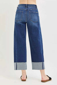 RISEN Full Size Slouchy Crop Barrel Cuffed Jeans Plus Size 100100223962883 64 Affordable Fashion Under $100 Jerry's Apparel 