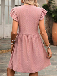 Ruffle Sleeve V-Neck A-Line Dress 100100170481531 30 Affordable Fashion Under $100 Jerry's Apparel 