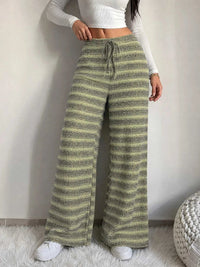 Striped Knit Wide-Leg Pants 100100141588956 35 Affordable Fashion Under $100 Jerry's Apparel 