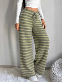 Striped Knit Wide-Leg Pants 100100141588956 35 Affordable Fashion Under $100 Jerry's Apparel 