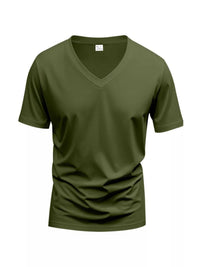 Men's Full Size Slim Fit V-Neck Basic T-Shirt Plus Size 100400784270679 24 Affordable Fashion Under $100 Jerry's Apparel 