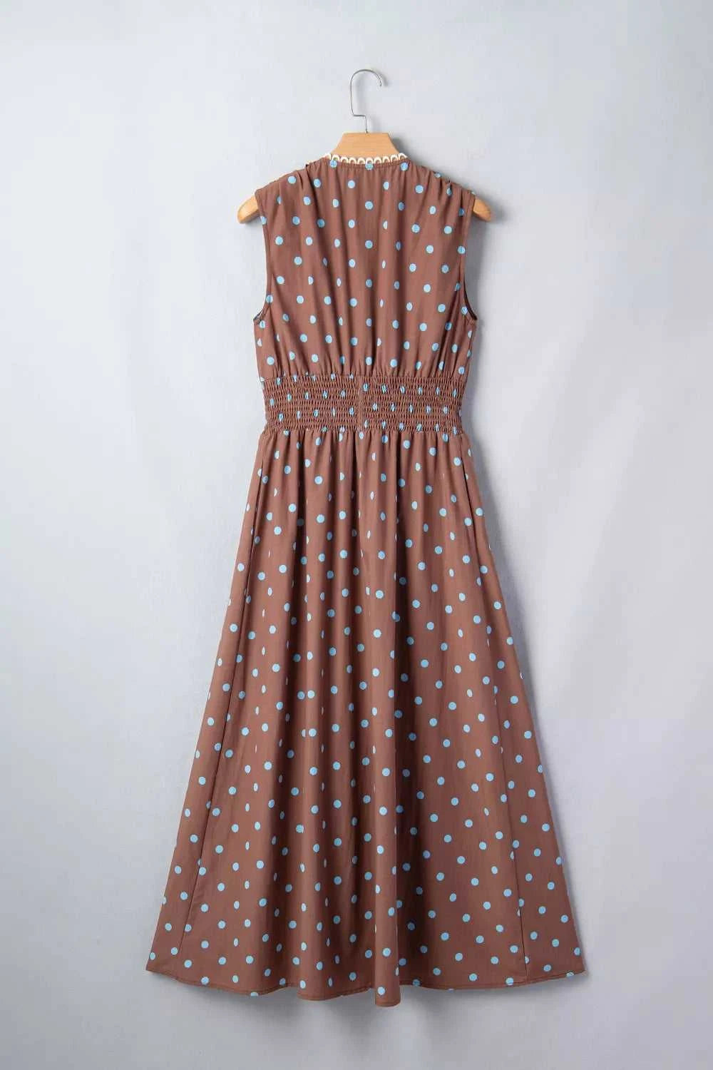 Polka Dot Zipper Front Midi Dress 100100529252916 67 Gifts for Her Jerry's Apparel 