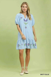 Umgee Embroidered Floral Babydoll Dress 100100489561395 62 Affordable Fashion Under $100 Jerry's Apparel 