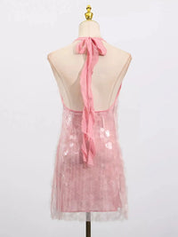 Sequin Halter Neck Mini Dress 100100648866332 74 Affordable Fashion Under $100 Jerry's Apparel 