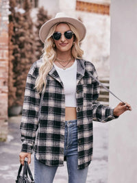 Oversized Plaid Button Up Shacket 100100074094768 50 Affordable Fashion Under $100 Jerry's Apparel 