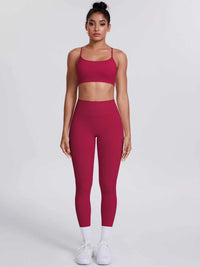 Criss-Cross Back Cami and Leggings Active Set 101006319091881 80 Affordable Fashion Under $100 Jerry's Apparel 