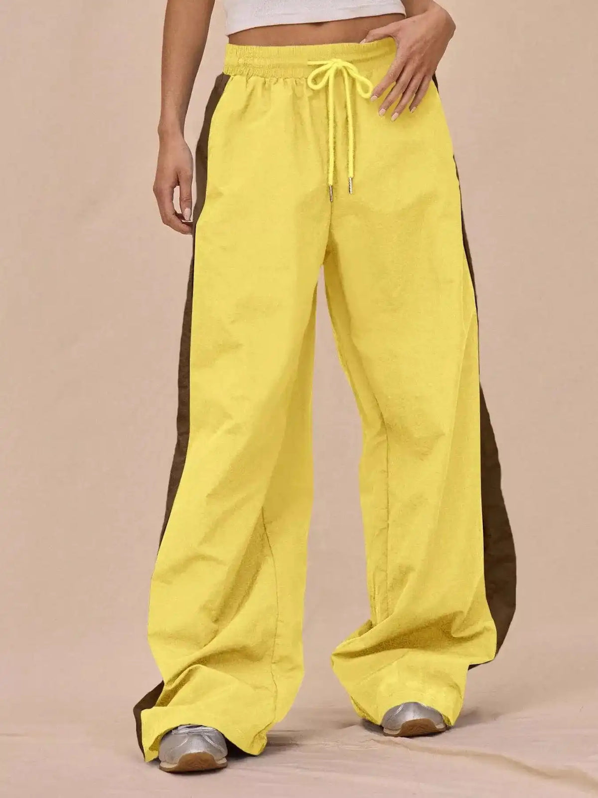 Color-Block Tracksuit and Wide-Leg Pants Set 100100146894386 85 Affordable Fashion Under $100 Jerry's Apparel 