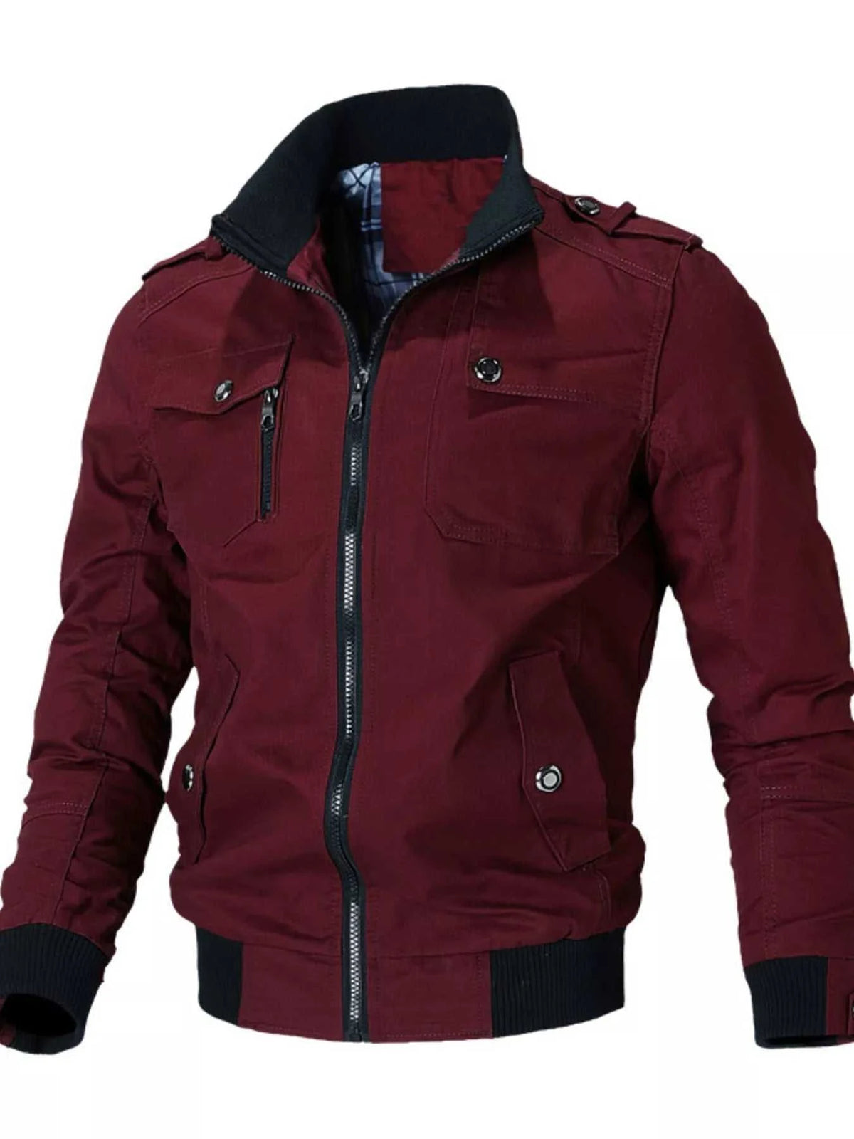 Men's Plus Size Casual Zip Up Lightweight Jacket 100400070280658 79 Affordable Fashion Under $100 Jerry's Apparel 