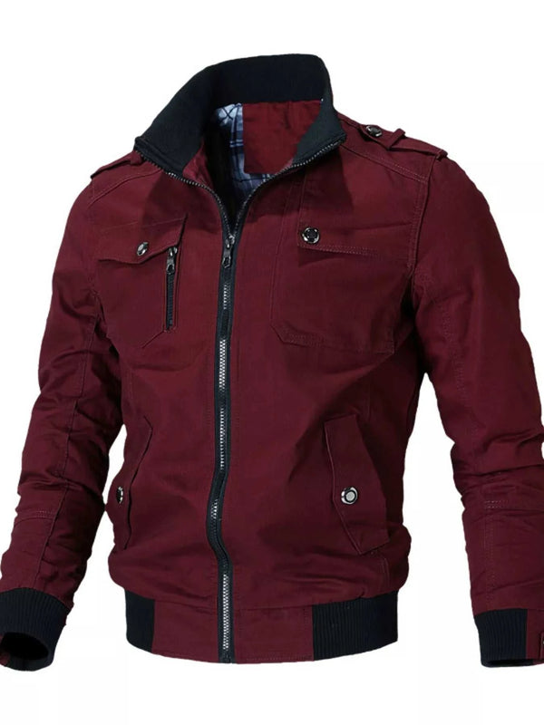 Men's Plus Size Casual Zip Up Lightweight Jacket 100400070280658 79 Affordable Fashion Under $100 Jerry's Apparel 