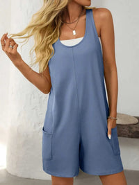 Mandy Pocketed Racerback Wide Strap Romper 100100608381245 22 Affordable Fashion Under $100 Jerry's Apparel 