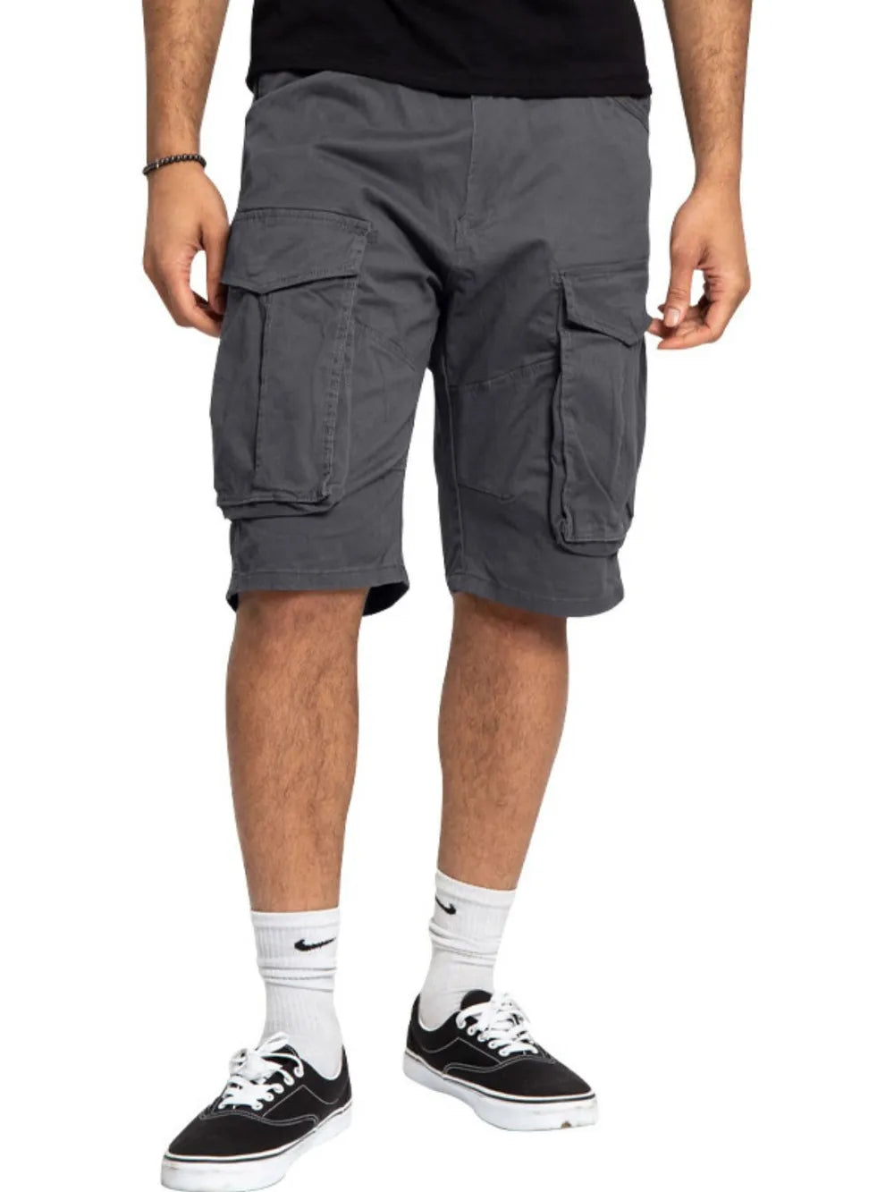 Men's Full Size Cargo Bermuda Shorts Plus Size