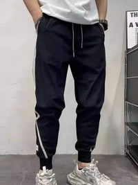 Men's Plus Size Drawstring Contrast Joggers 100400039865595 41 Affordable Fashion Under $100 Jerry's Apparel 