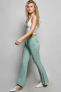 POL Drawstring Textured Ribbed Knit Pants 100100392334301 62 Affordable Fashion Under $100 Jerry's Apparel 