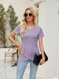 Round Neck Short Sleeve T-Shirt