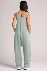 Lovelet Wide Strap Jumpsuit with Pockets 100100197263170 33 Affordable Fashion Under $100 Jerry's Apparel 