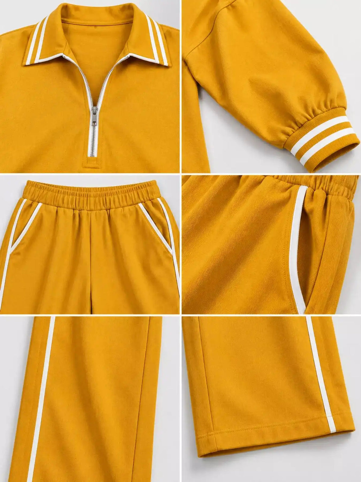 Striped Half Zip Top and Pants Set 101001673461092 67 Gifts for Her Jerry's Apparel 