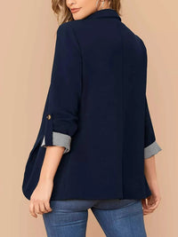 One Button Roll-Up Sleeve Blazer 100100199772709 51 Affordable Fashion Under $100 Jerry's Apparel 