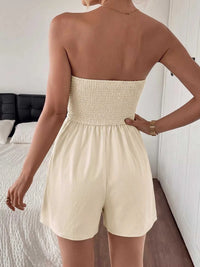 Strapless Pleated Detail Romper 100100467839459 32 Affordable Fashion Under $100 Jerry's Apparel 
