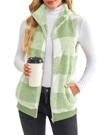 Full Size Color Block Zip Up Vest Coat Plus Size 100100959376307 45 Affordable Fashion Under $100 Jerry's Apparel 