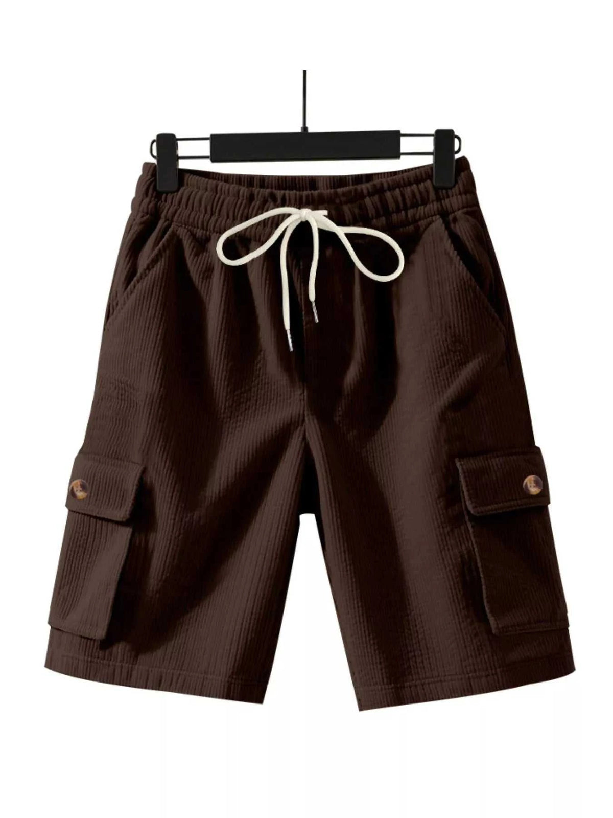 Men's Full Size Casual Textured Drawstring Cargo Shorts Plus Size 100400310318870 39 Affordable Fashion Under $100 Jerry's Apparel 