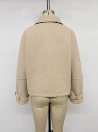 Collared Neck Button Up Jacket 100100656616397 47 Affordable Fashion Under $100 Jerry's Apparel 