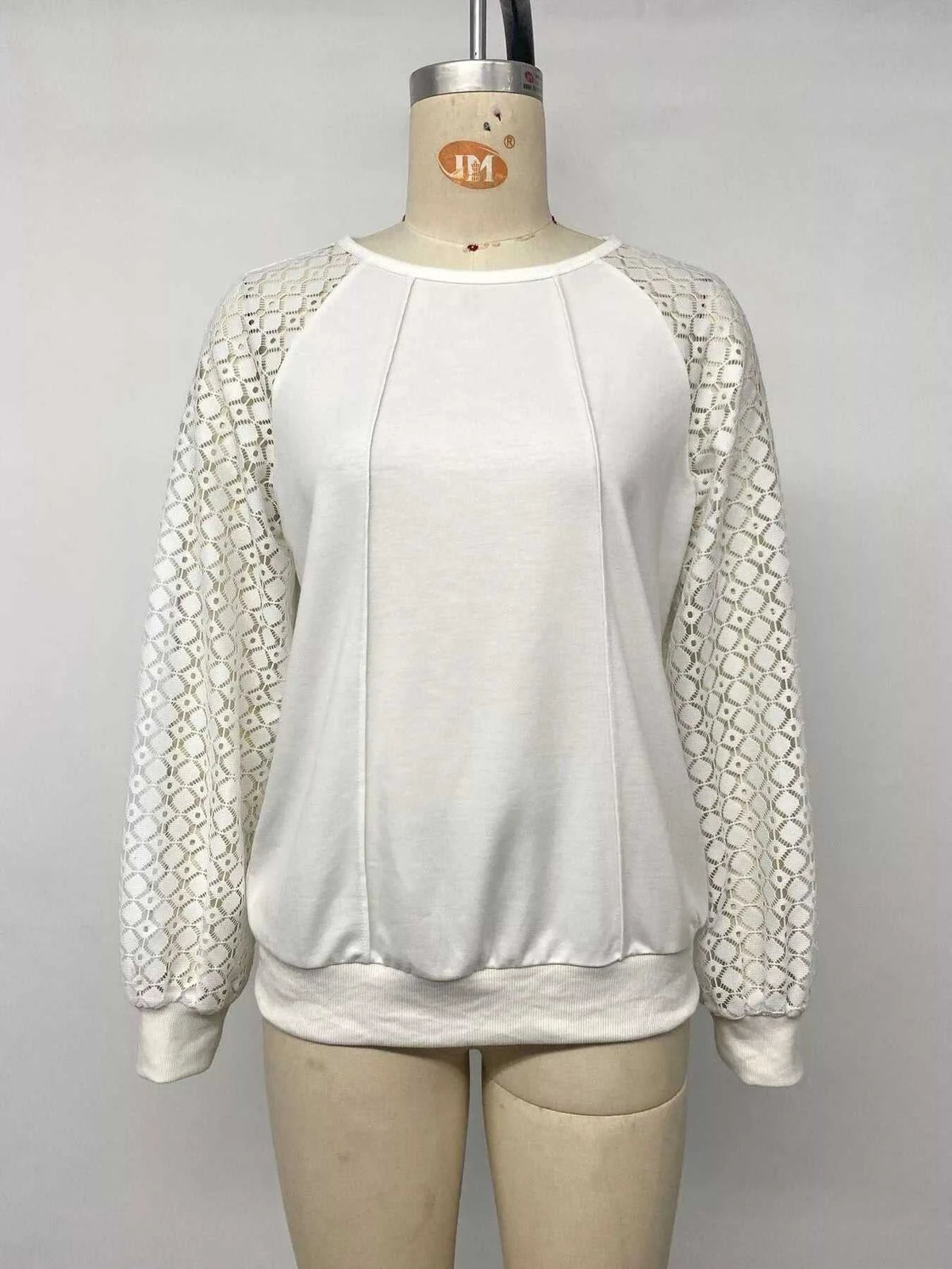 Lace Raglan Sleeve Sweatshirt 101001842976491 38 Affordable Fashion Under $100 Jerry's Apparel 