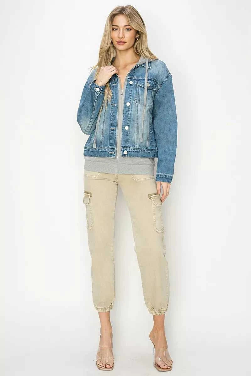RISEN Oversized Hoodie Jacket 100100776321807 73 Affordable Fashion Under $100 Jerry's Apparel 