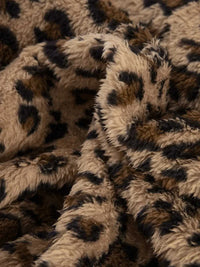 Fuzzy Leopard Long Sleeve Hooded Jacket 100100558111086 55 Affordable Fashion Under $100 Jerry's Apparel 