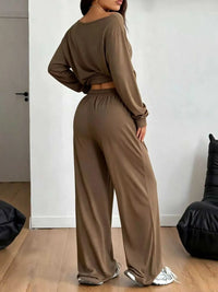 Full Size One-Shoulder Top and Drawstring Pants Set Plus Size 100100885816388 29 Affordable Fashion Under $100 Jerry's Apparel 
