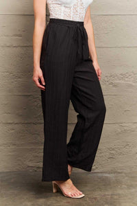 Perfee Tie Waist Long Pants 100102489086256 30 Seasonal Fashion Collections Jerry's Apparel 