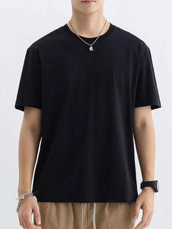 Men's Plus Size Casual Crew Neck T-Shirt 100400581659908 45 Affordable Fashion Under $100 Jerry's Apparel 