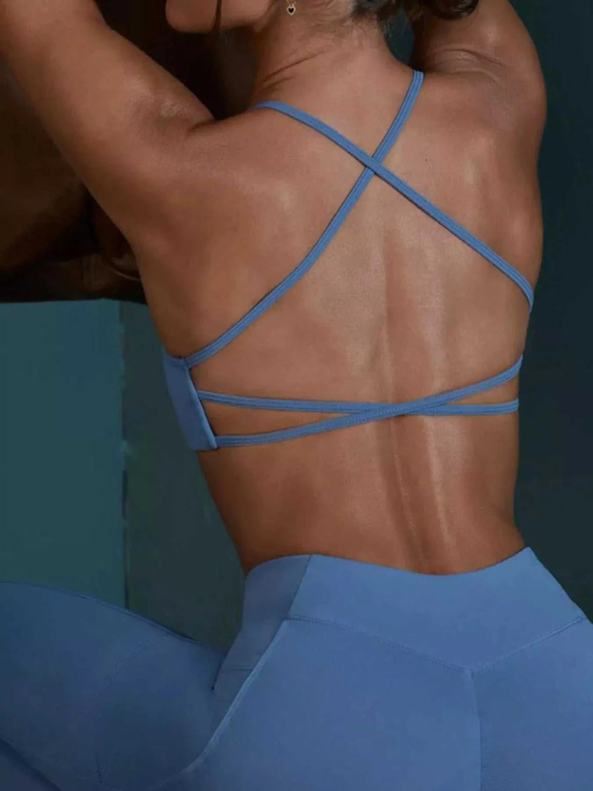 Seamless Cross-Waist Cami and Leggings Active Set 101006925782372 109 Comfortable Weekend Sets Jerry's Apparel 
