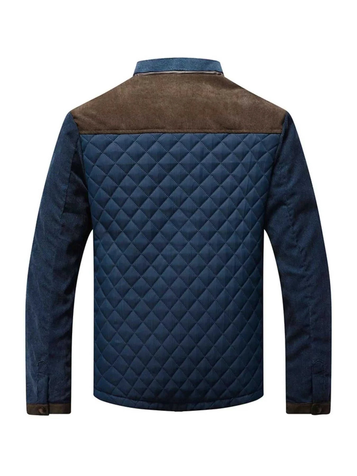 Men's Full Size Quilted Snap Down Jacket Plus Size 100400701520049 75 Affordable Fashion Under $100 Jerry's Apparel 