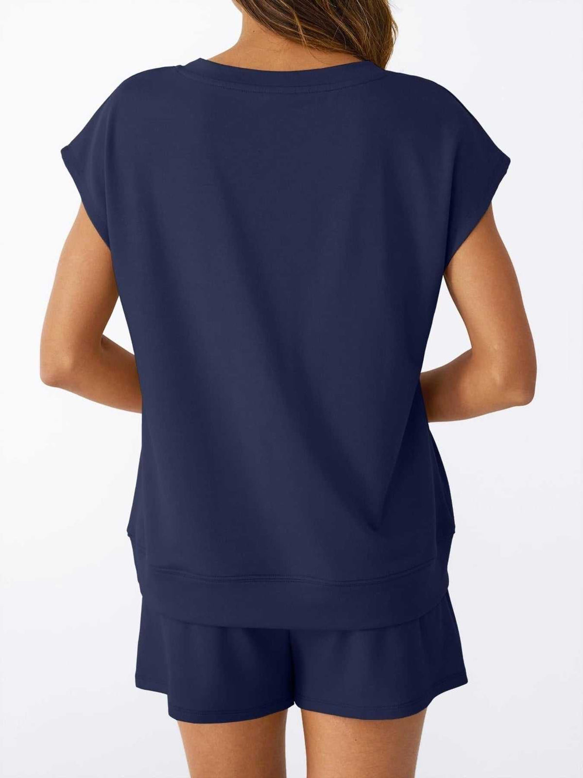 Casual V-Neck T-Shirt and Shorts Set 100100459433935 40 Affordable Fashion Under $100 Jerry's Apparel 