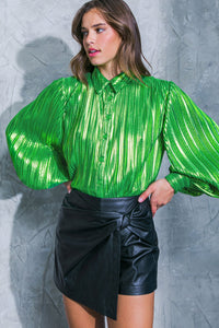 CUTY AESTHETIC FOILED TOP