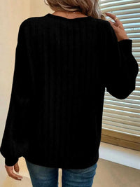 Mandy Contrast Stitching Round Neck Long Sleeve T-Shirt 100100832611725 32 Affordable Fashion Under $100 Jerry's Apparel 