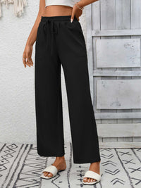Casual Drawstring Wide Leg Pants 100100328755700 39 Affordable Fashion Under $100 Jerry's Apparel 