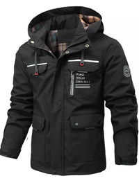 Men's Plus Size Hooded Outdoor Windproof Coat 100400801151125 90 Affordable Fashion Under $100 Jerry's Apparel 